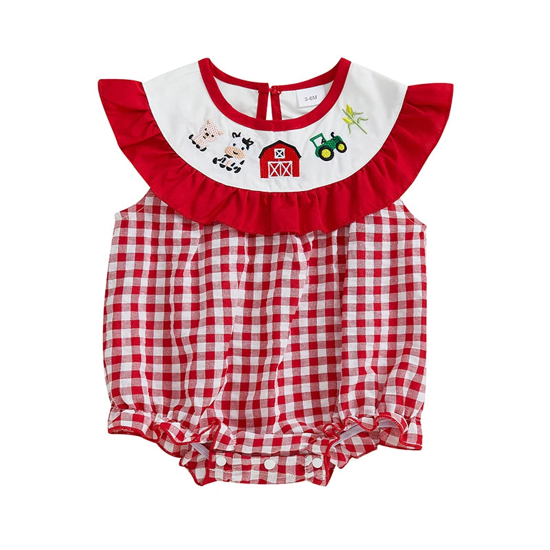 Toddler Girls Jumpsuit Sleeveless Round Neck Floral Print Ruffle Romper Playsuit Summer Outfit for Everyday Wear and Playtime