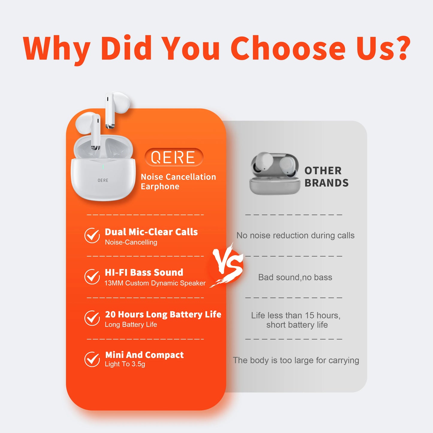 Wireless Headphones,QERE E28,NEW TWS Bluetooth 5.3,HD Microphone,HIFI Earphones,13mm Driver,Low Latency gaming waterproof Earbud