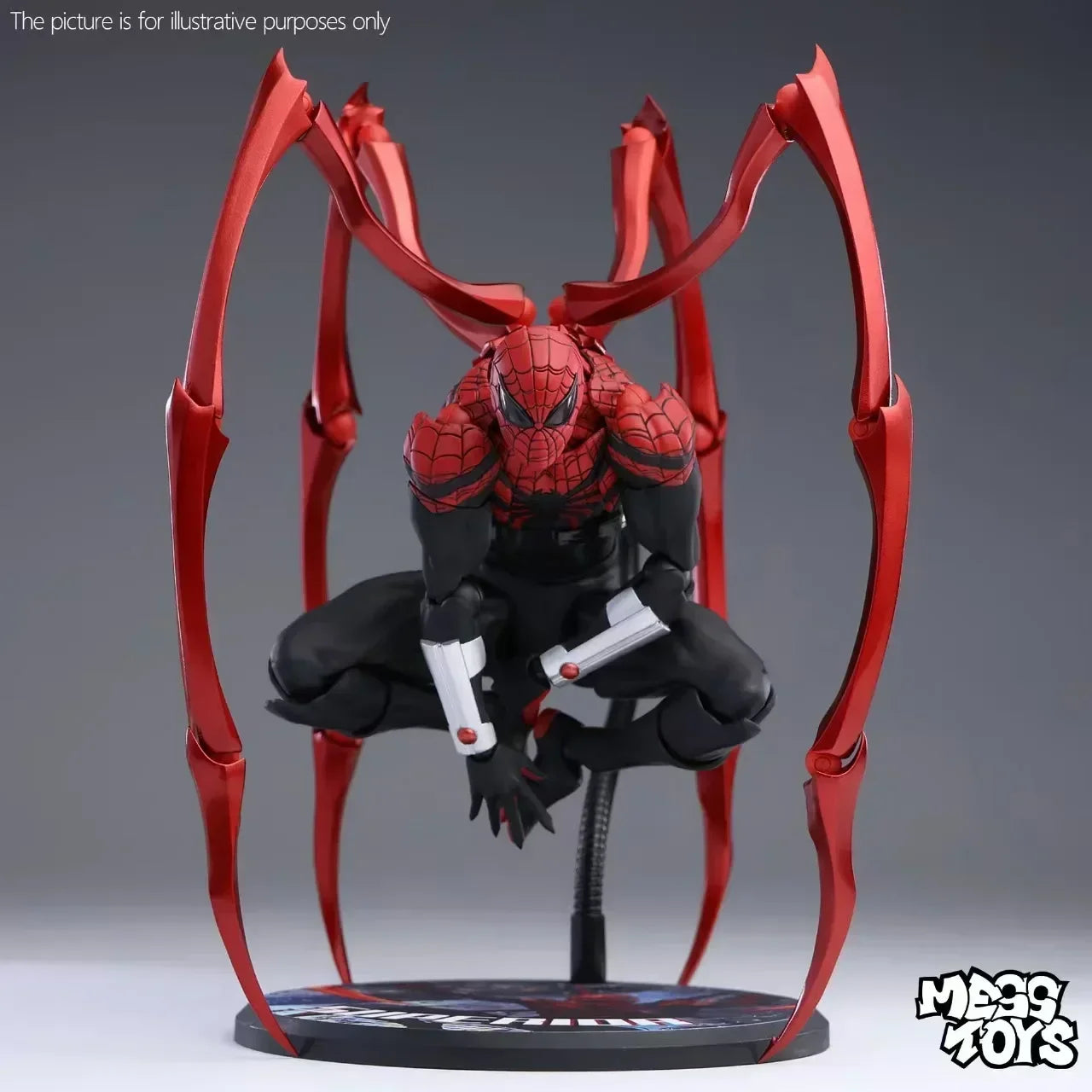 In Stock Mess Toys Superior Spider-Man – Peter Parker Doctor Octopus Version – Anime Action Figure Gift