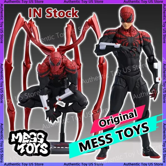 In Stock Mess Toys Superior Spider-Man – Peter Parker Doctor Octopus Version – Anime Action Figure Gift