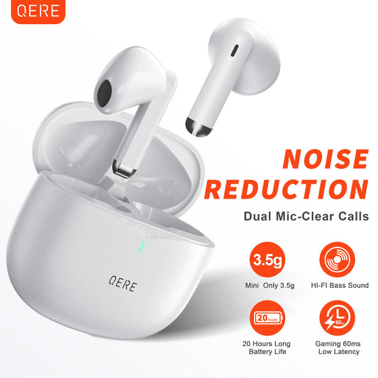 Wireless Headphones,QERE E28,NEW TWS Bluetooth 5.3,HD Microphone,HIFI Earphones,13mm Driver,Low Latency gaming waterproof Earbud