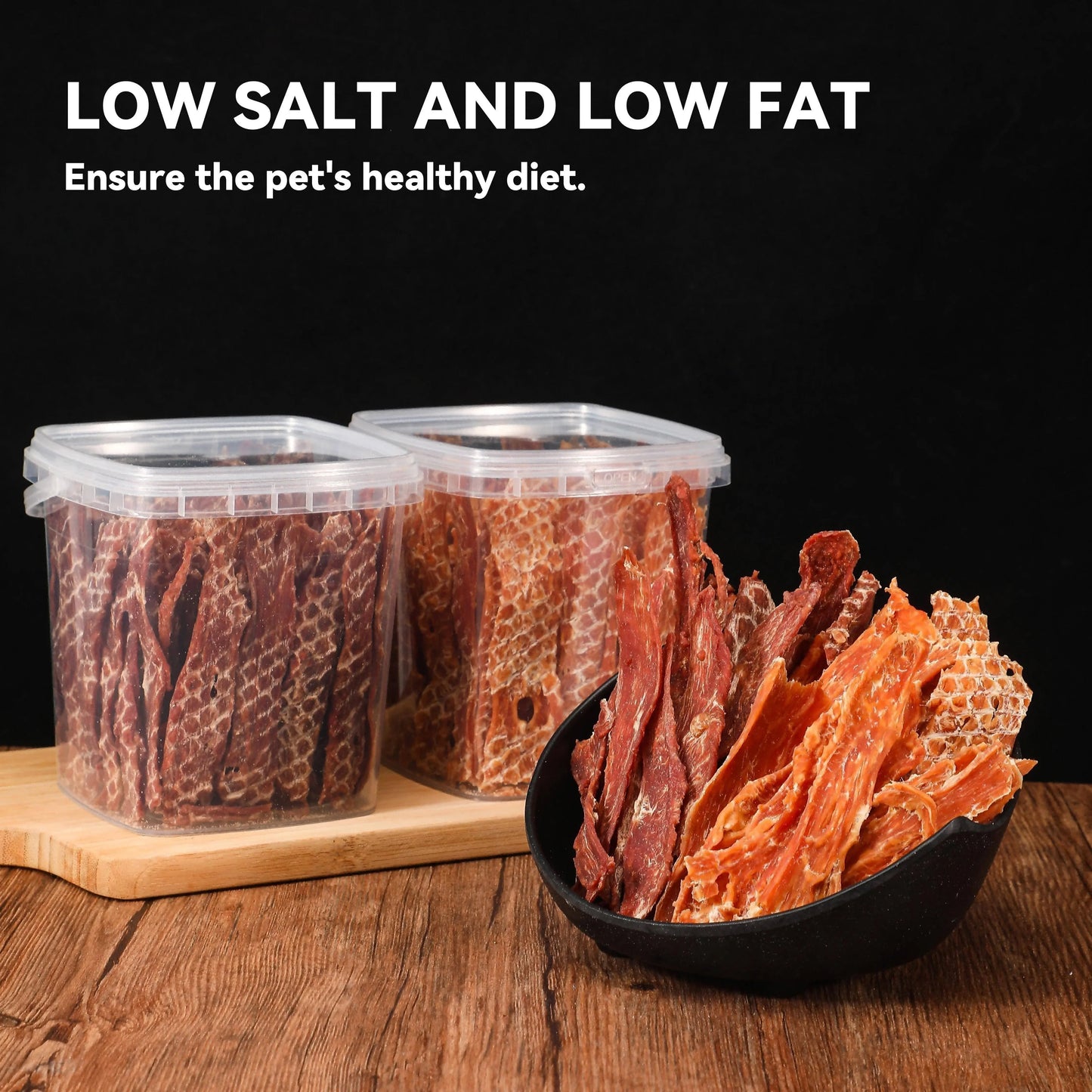 Dog Treats Duck Jerky 1lb，Pet Snacks - Natural High Protein Meat Dried Strips - Best Chews for Training Small & Large Dogs - Bul